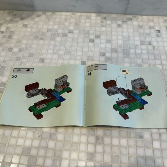 Lego Minecraft Lego Movie Instruction Manuals Lot - Picture 11 of 12